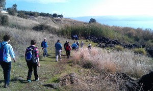 Walking around the Sea of Galilee